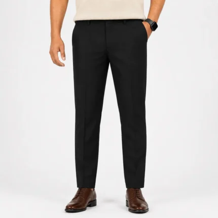 Formal Adjustable waist Pant- Black